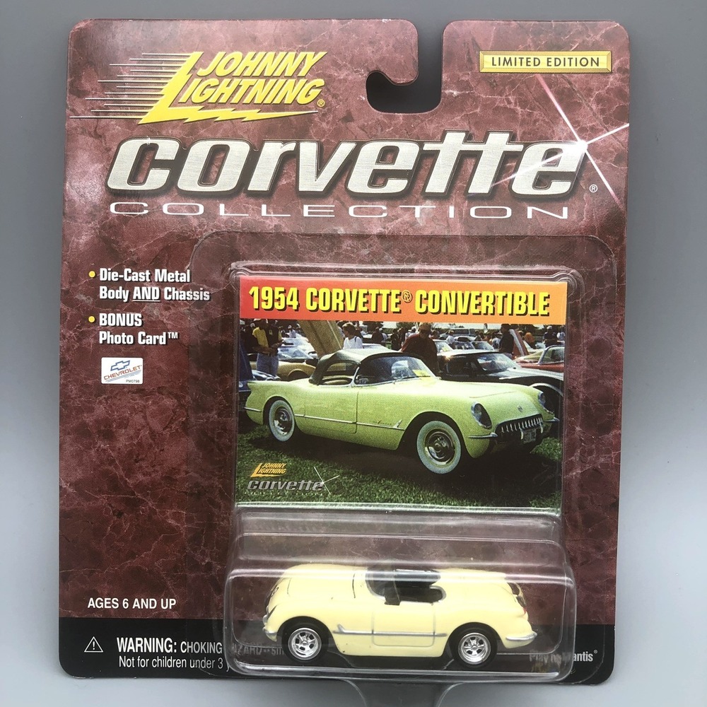 Johnny Lightning Collection 1954 Chevrolet Corvette Convertible Diecast 1/64